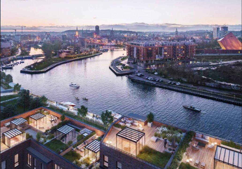 Apartament Gdansk Premium Lux Nadmotlawie Eksteriør billede