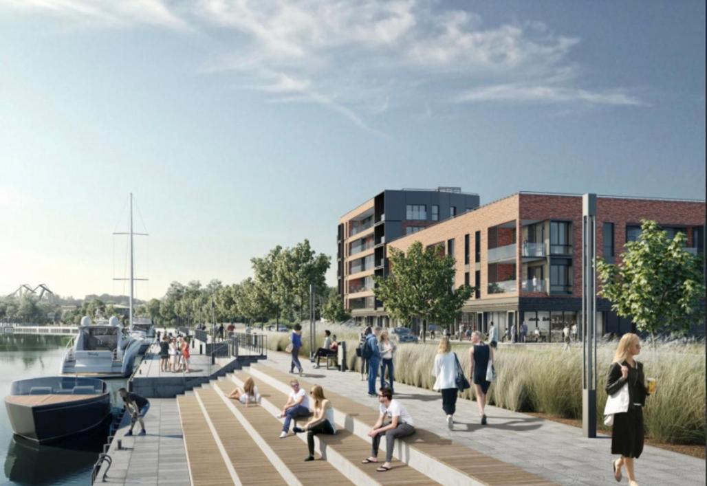 Apartament Gdansk Premium Lux Nadmotlawie Eksteriør billede